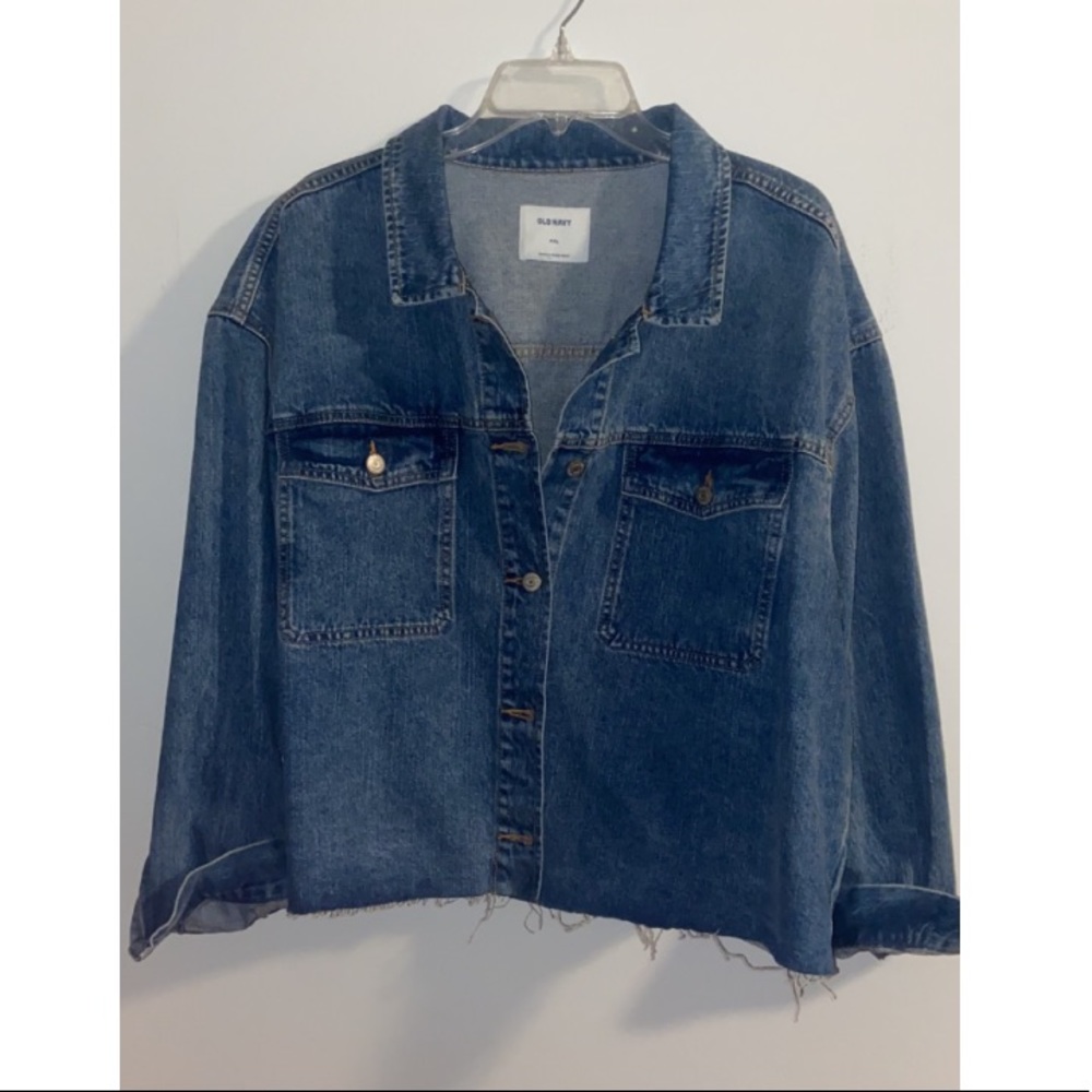 BRAND NEW RAW EDGE DENIM JACKET 💙